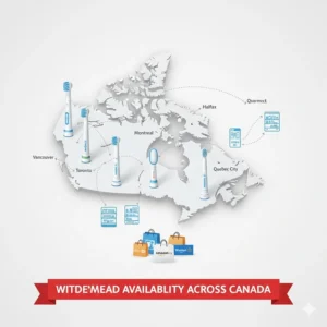 Portable charging cases for Oral-B iO and Philips Sonicare Prestige, ideal for Canadian travelers.