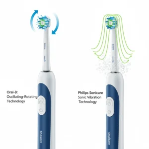 Comparison of Oral-B oscillating-rotating technology and Philips Sonicare sonic vibrations for Canadian users.