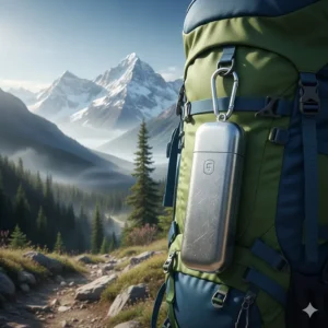 Sustainable bamboo travel toothbrush with case featuring a minimalist aesthetic for eco-conscious Canadian travelers.