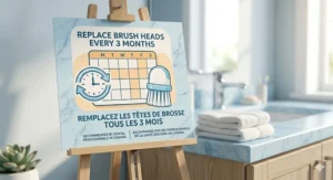 Compatibility chart showing how the Oral-B kids replacement brush heads pack fits all Oral-B Kids electric handles available in Canada.