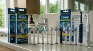 Gentle Oral-B Sensitive Clean replacement head designed for users with sensitive gums and teeth.