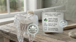 Trusted Canadian-made natural toothpaste for sensitive teeth formulated for daily family oral hygiene.