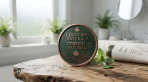 Certified cruelty-free badge for the best natural toothpaste recommended by Canadian dental professionals.