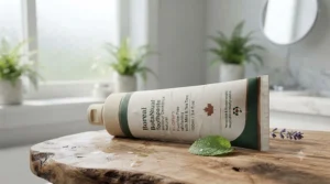 Zero-waste packaging for the best natural toothpaste, aligning with Canadian sustainability values.