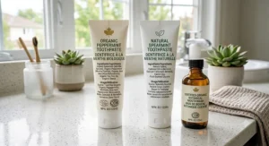 Health Canada NPN regulations guide for organic toothpaste vs natural toothpaste sold in Canada.