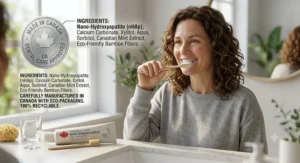 Comparison chart illustrating differences between nano hydroxyapatite toothpaste and traditional fluoride formulas.